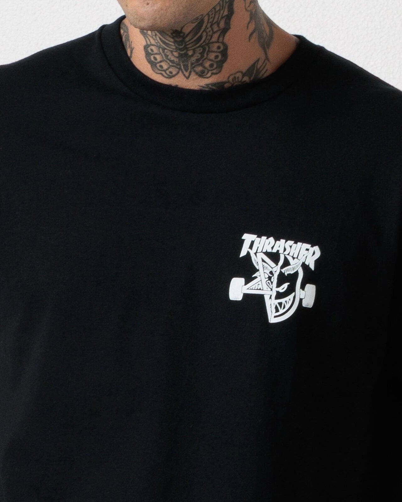 Thrasher x Spitfire Tee Classic Swirl Black