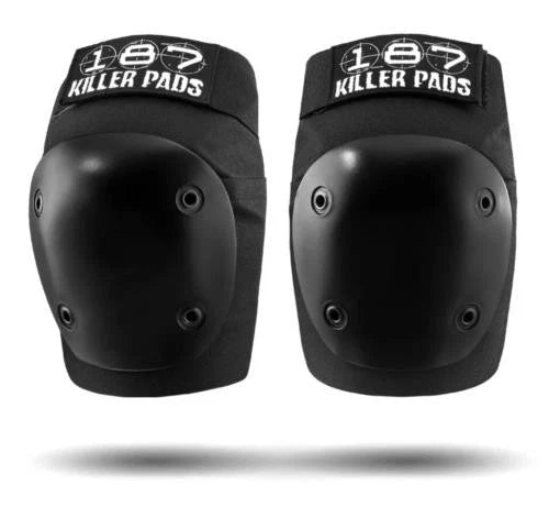187 KILLER PADS FLY KNEE SKATEBOARD PADS BLACK