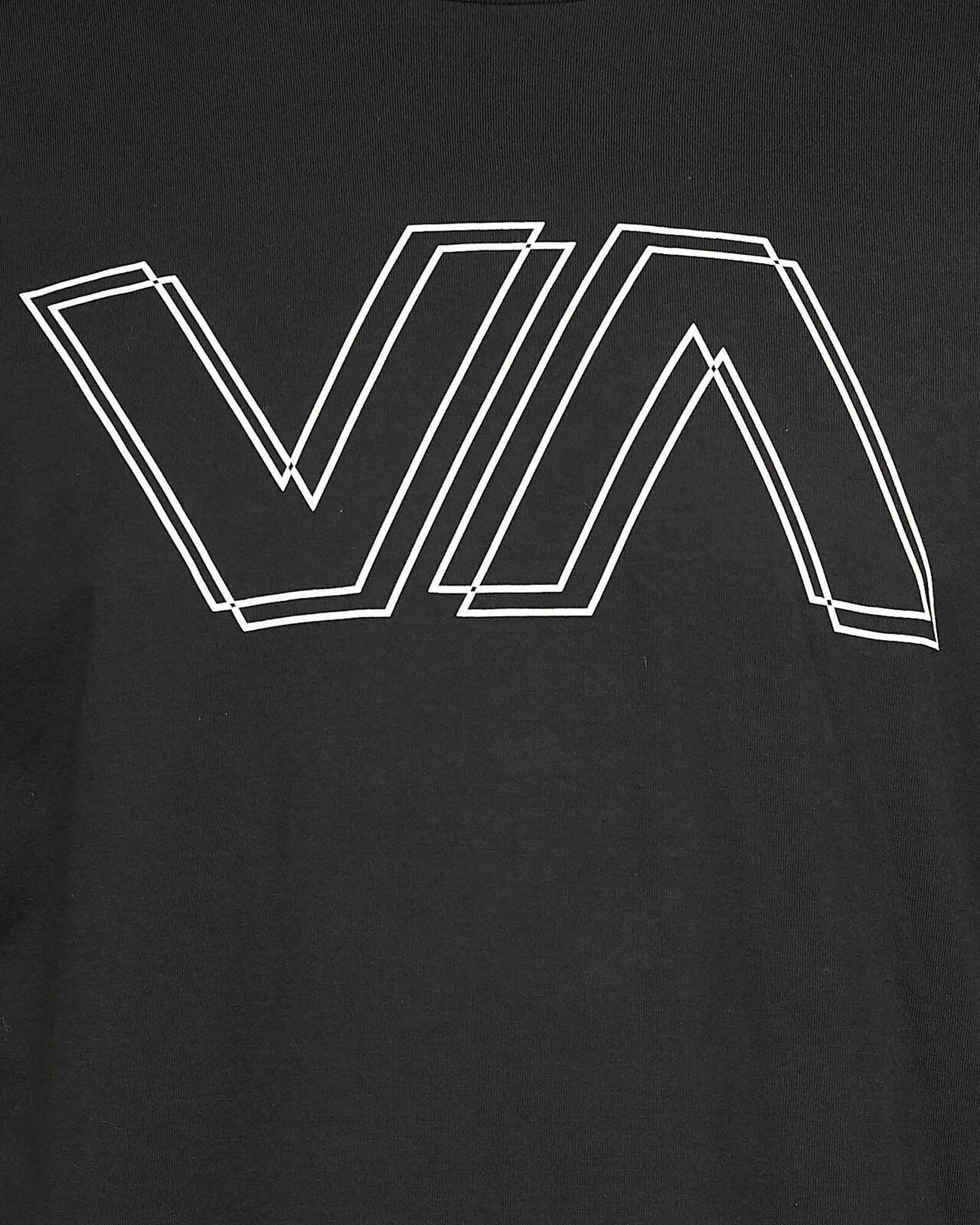 RVCA VA Offset T-Shirt Short Sleeve Tee - Black