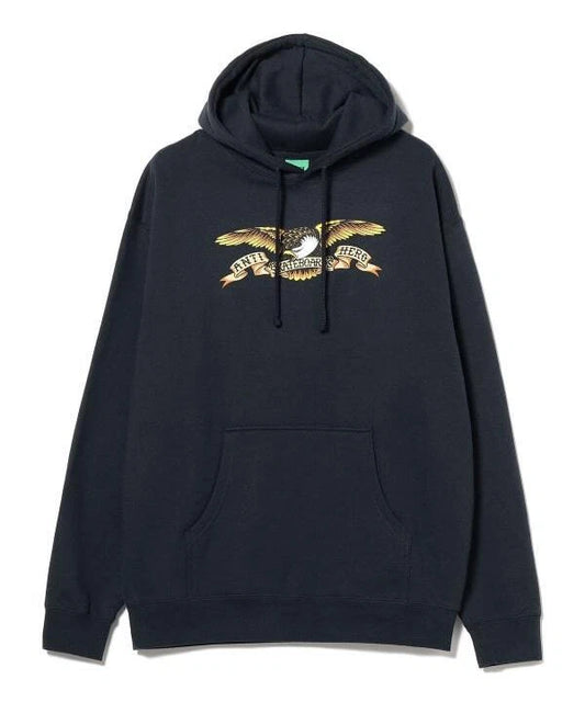 Anti Hero Hood Eagle black blue jumper sweater hoody hoodie