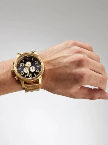 NIXON 51-30 Chrono Watch GOLD/ INDIGO A083-2033-00