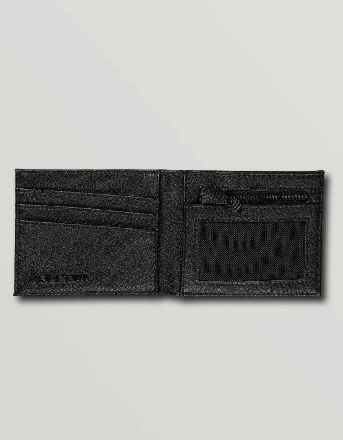 Volcom Slim Stone Black PU Bi-Fold Wallet