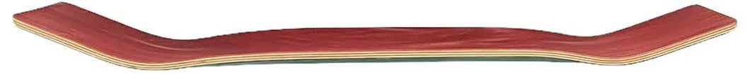 Blank Skateboard Deck 9" Uncut Twin Tail Mixed Veneer Stain