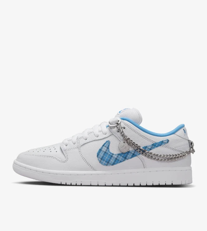 Nicole Hause x Nike SB Dunk Low White/University Blue-White US Size Shoes