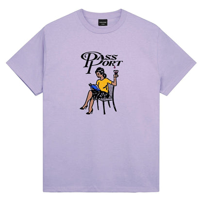 Pass Port - Minimal Output Tee Lavender Pass~Port Passport T-shirt