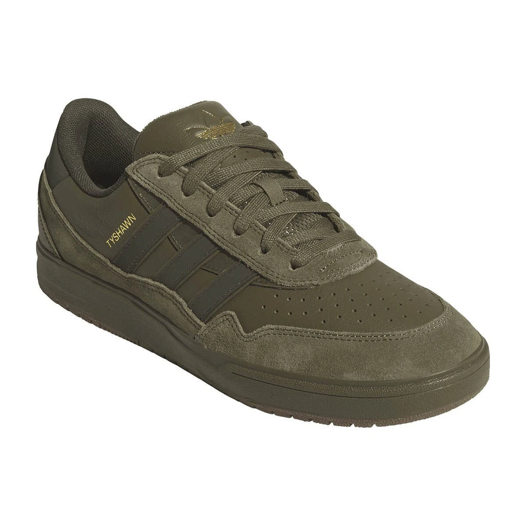 Adidas Tyshawn 2 Skate Shoes Olive Strata Gum