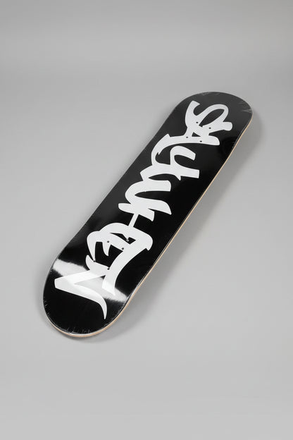 Say When Logo Black / White Skateboard Deck