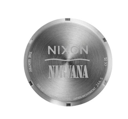 Nixon - Nirvana Sentry Leather Unplug Fade Watch A1418 - 5274 - 00