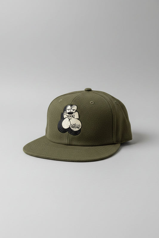 Crown Hugo 6 Panel Cap Olive