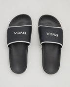 RVCA Slides Black Men's Casual Beach Sandals