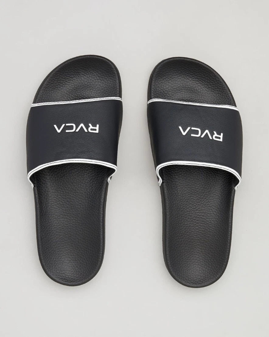 RVCA Slides Black Men's Casual Beach Sandals