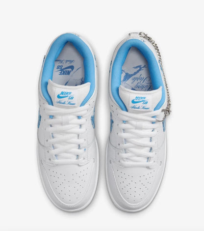 Nicole Hause x Nike SB Dunk Low White/University Blue-White US Size Shoes
