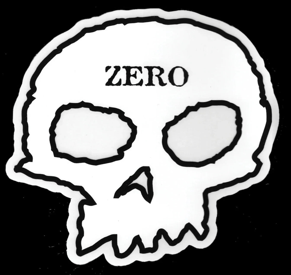 Zero Skateboards Single Skull Sticker 425