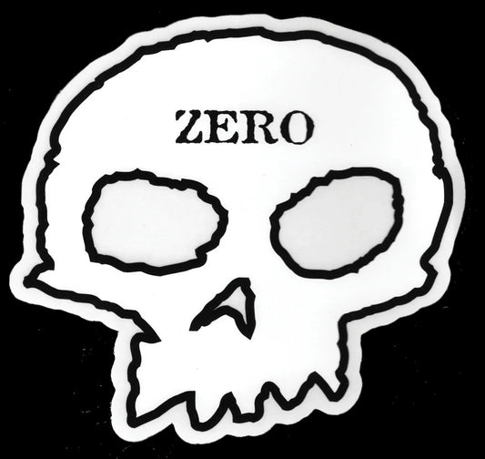 ZERO STICKER single skull 4.25" X 4.25"