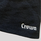 Crown Beanie Embroided logo Black / White