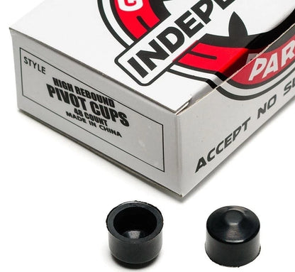 INDEPENDENT truck co pivot cups BLACK pair set SKATEBOARD