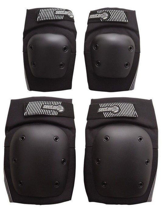Sector 9 Pursuit Pad Set Knee Elbow Black