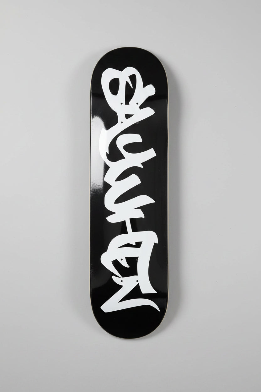 Say When Logo Black / White Skateboard Deck