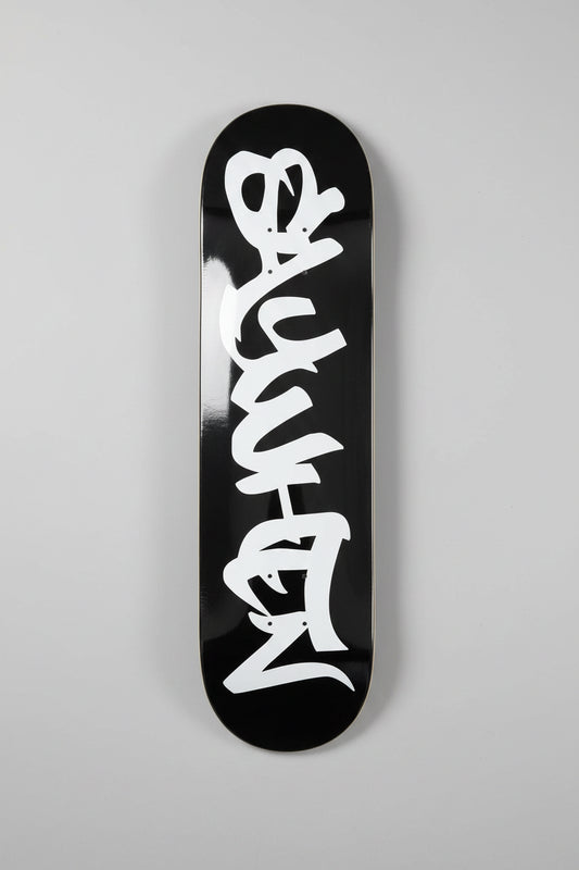Say When Logo Black / White Skateboard Deck