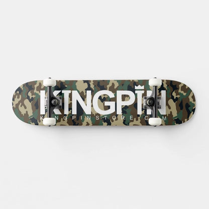 Kingpin Skate Supply Complete OG Logo Camo 7.25" Mini