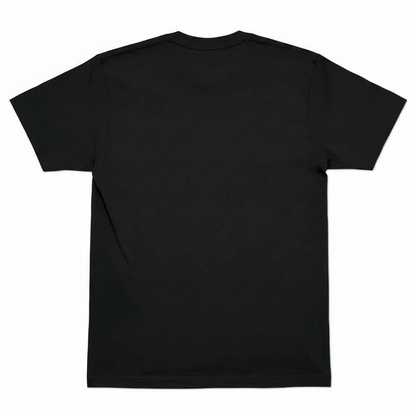A Toy Machine Fists T-Shirt black short-sleeve crewneck shown from the back, laid flat against a solid white background.