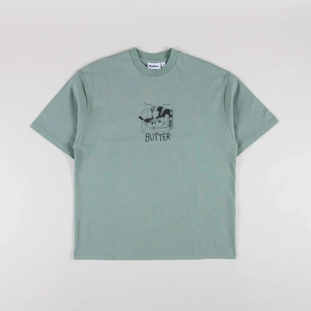 Butter Goods - Channel Tee Dull Mint Shirt T-Shirt Short Sleeve Buttergoods