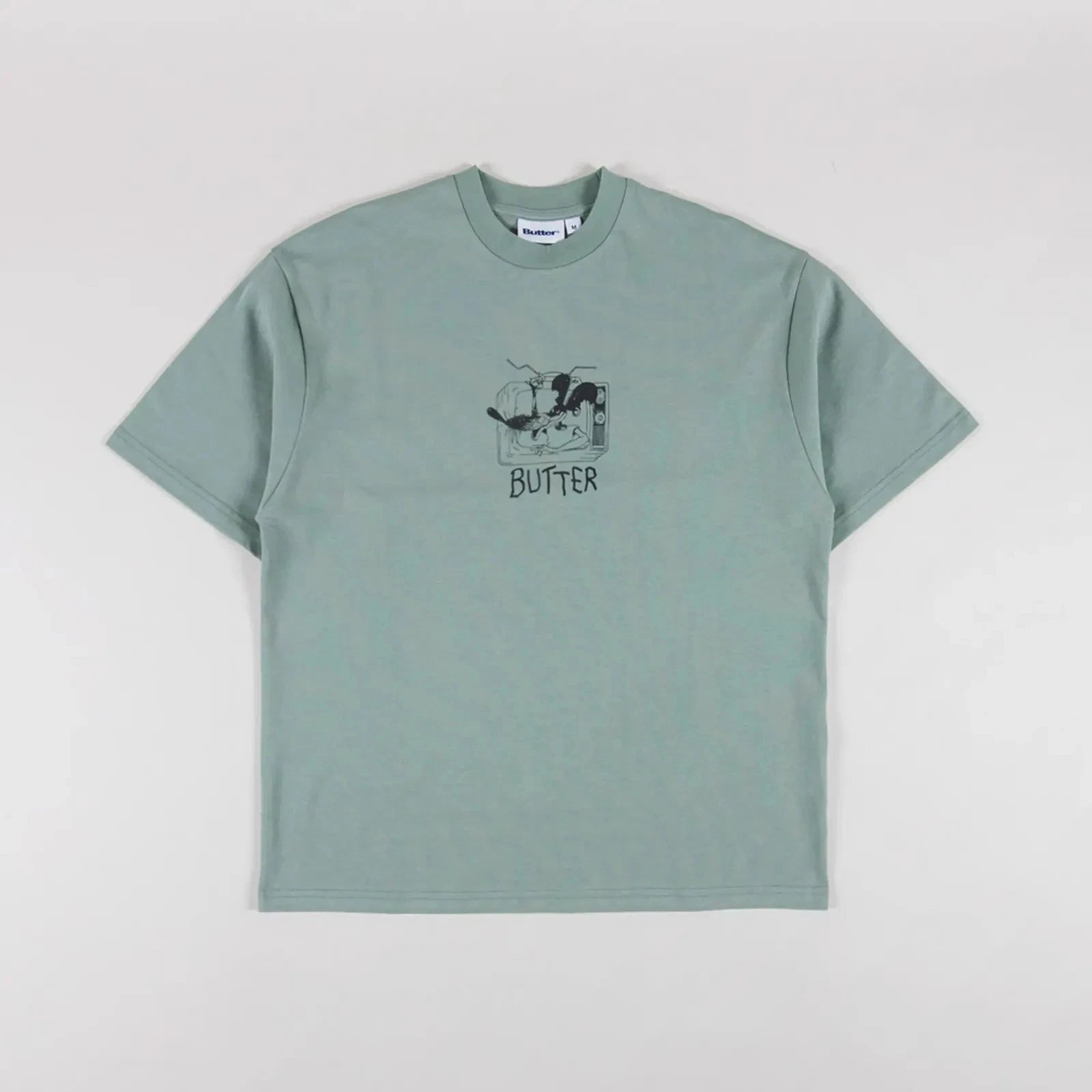 Butter Goods - Channel Tee Dull Mint Shirt T-Shirt Short Sleeve Buttergoods