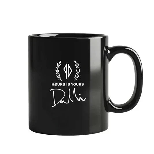 PD PISSDRUNX x hours is yours coffee mug black DUSTIN DOLLIN