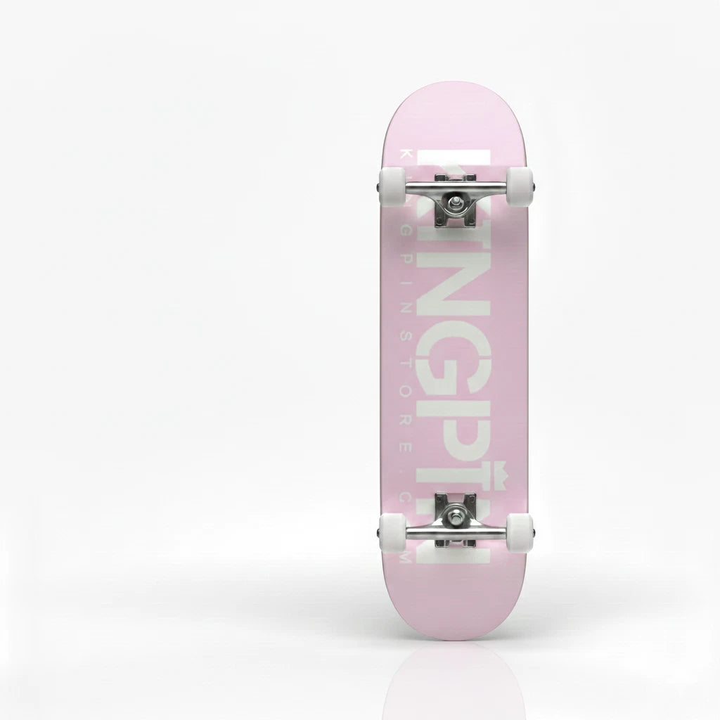 Kingpin Skate Supply Complete OG Logo Pastel Pink 7.25" Mini