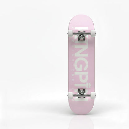 Kingpin Skate Supply Complete OG Logo Pastel Pink 7.25" Mini