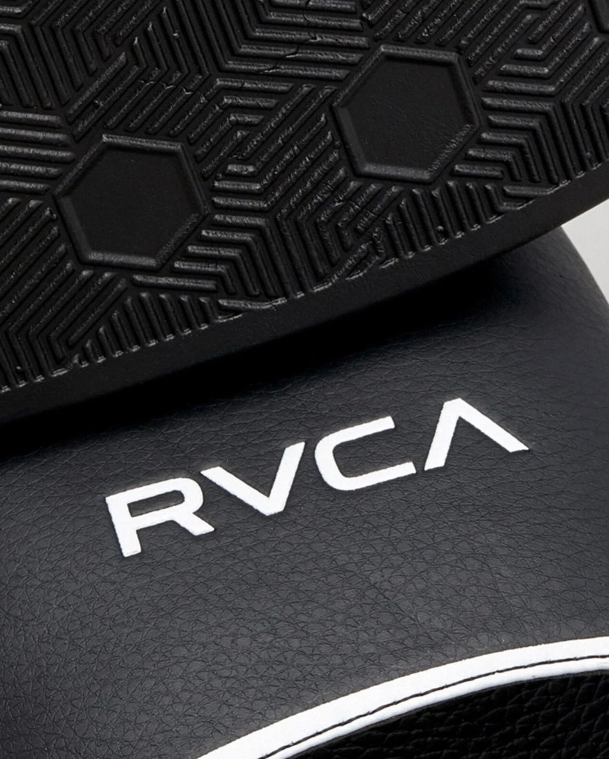 RVCA Slides Black Men's Casual Beach Sandals