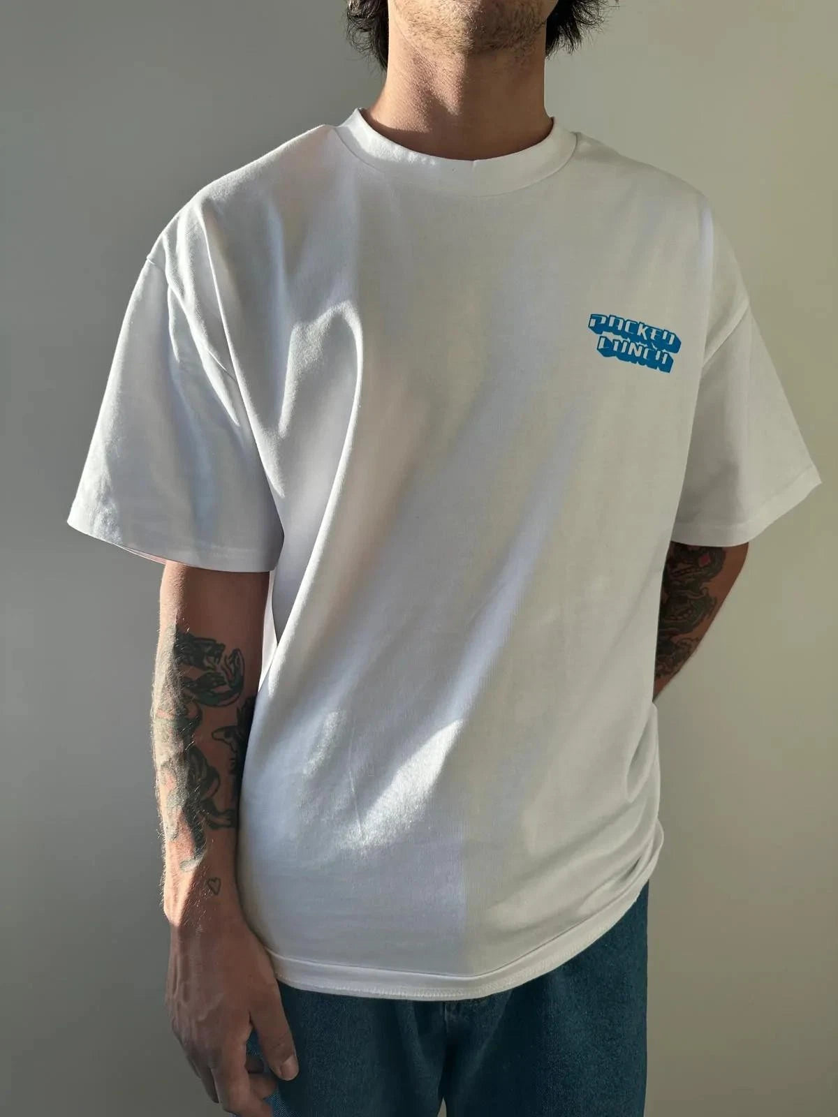 Packed Lunch Drifter Shirt Tee White