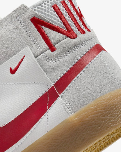 Nike SB Zoom Blazer Mid Premium Summit white / University red US Mens Skate Shoe