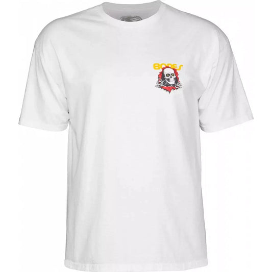 POWELL PERALTA RIPPER WHITE TEE SKATE SKATEBOARD NEW AUST SELLER BONES