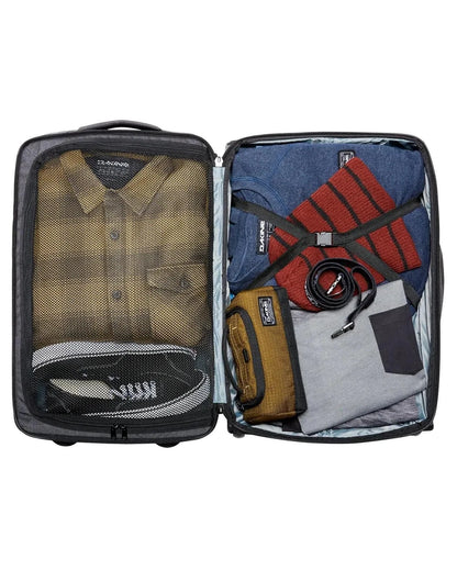 DAKINE CARRY ON ROLLER BAG 42L Travel Bag BLACK WHEEL BACK PACKS BAGS AUST SELL