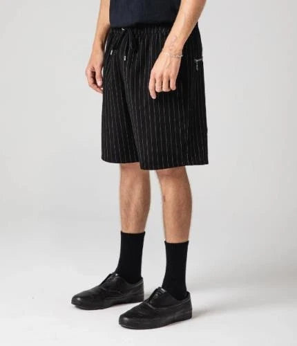 FORMER PRAYER PINSTRIPE WALKSHORT - BLACK - 2 (FWA-24121-BLK<wbr/>)