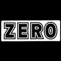 Zero Skateboards Bold Sticker 65