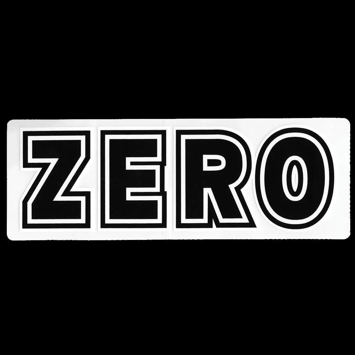 ZERO STICKER BOLD 6.5" inch Sticker