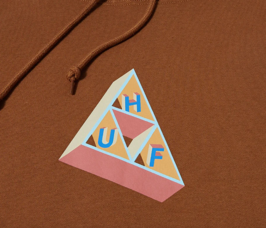 Huf - Based Triple Triangle Pull Over Pullover Hoody Hoodie Jumper Rubber