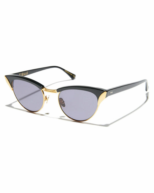 EPOKHE Austyn Sunglasses BLACK POLISHED GOLD BLACK Lens