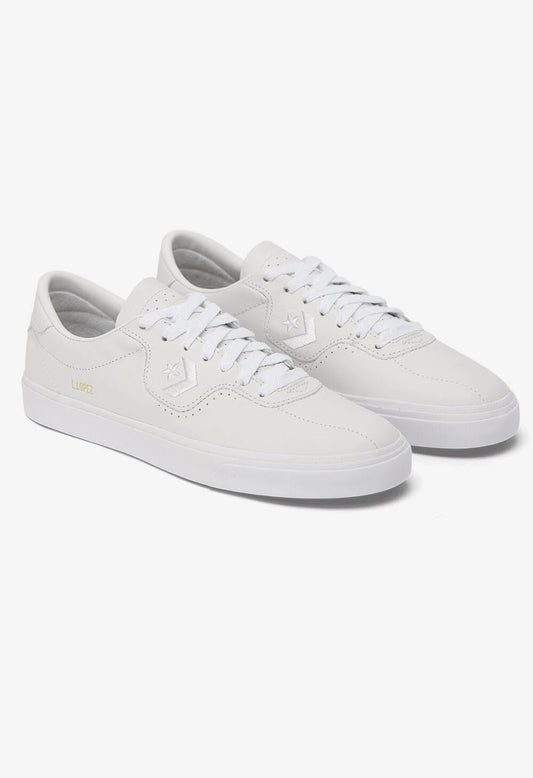 CONVERSE Louie Lopez Pro Ox 166845C Skateboard Shoe ALL WHITE | skate sneakers N
