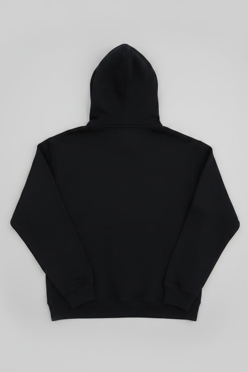 Packed Lunch Logo Hoodie Black Pullover