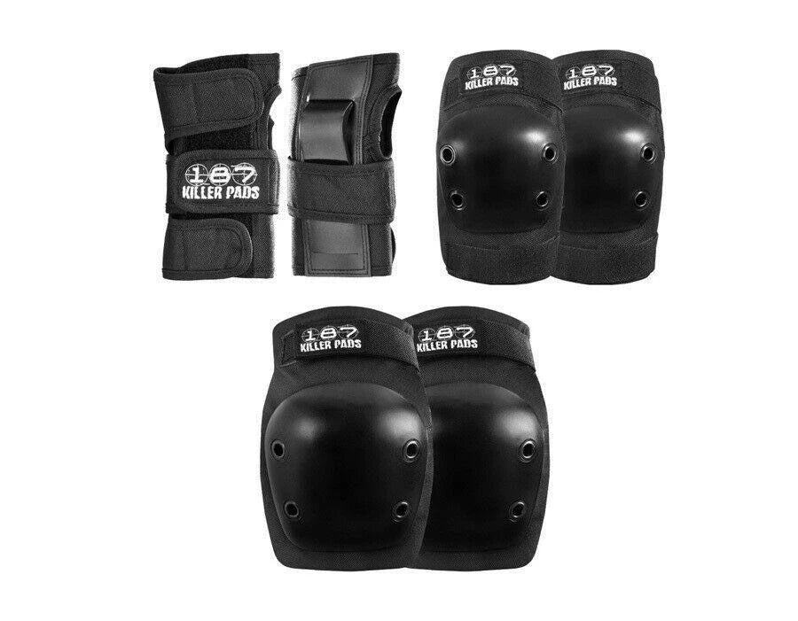 187 KILLER PADS JUNIOR SIX PACK PADS BLACK AUS SELLER