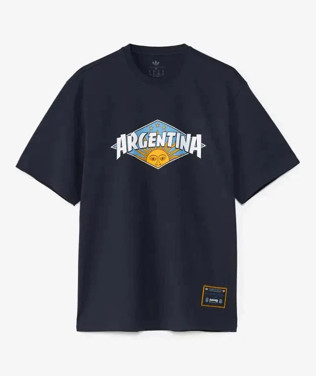 Adidas x Thrasher Argentina Tee TM X AFA T-SHIRT 2 NAVY