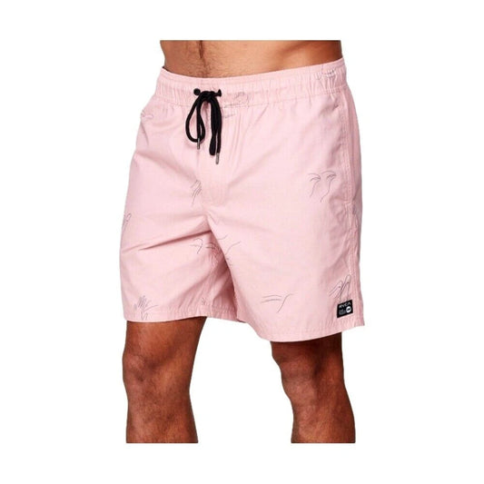 RVCA CLUB ELASTIC SHORT PINK RUCA
