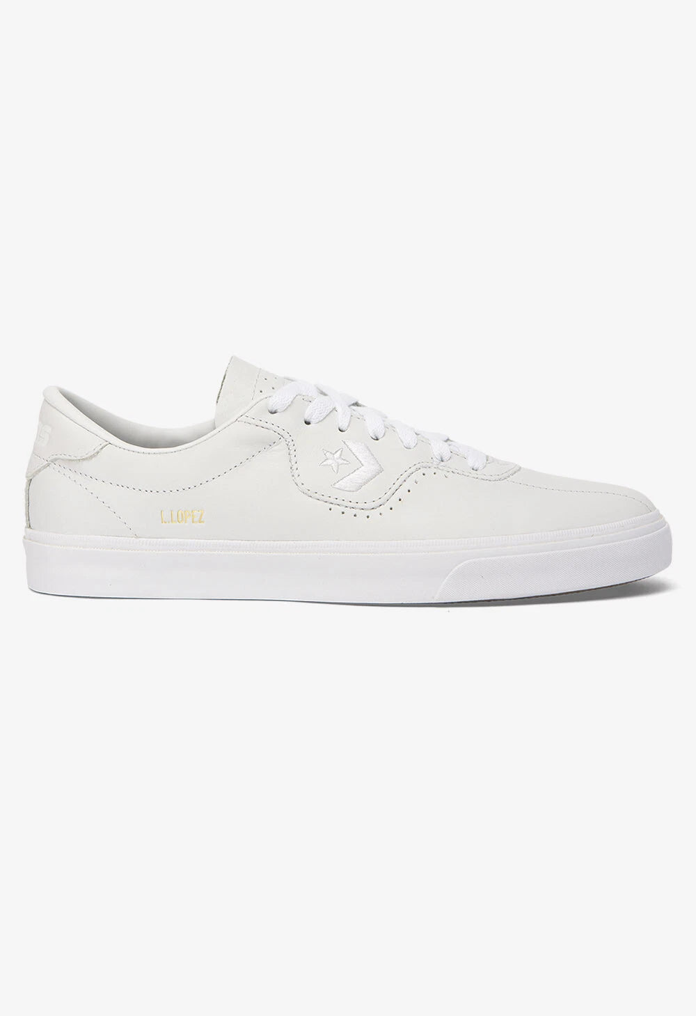 CONVERSE Louie Lopez Pro Ox 166845C Skateboard Shoe ALL WHITE | skate sneakers N