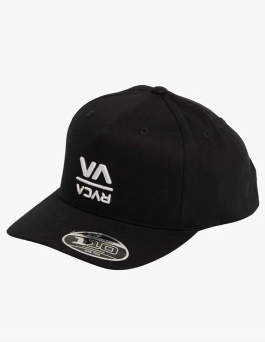 RVCA Down The Line Pinched Snapback Black Hat Cap