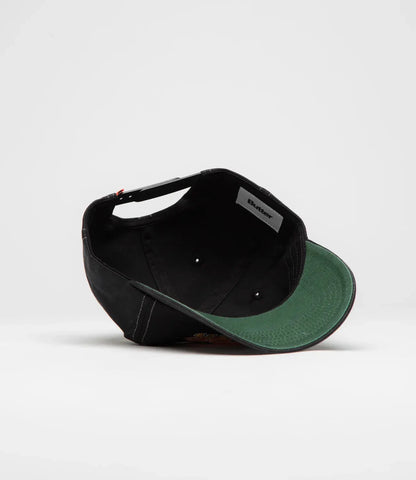 Butter goods Blotch 5 Panel Cap Black BUTTERGOODS