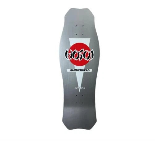 HOSOI - Hammerhead Double Take Gold / Silver Deck Reissue 10.5" x 31.0" Skateboa