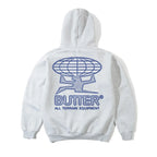 Butter Goods Terrain Pull Over Ash Hoodie Hood Fleece Buttergoods